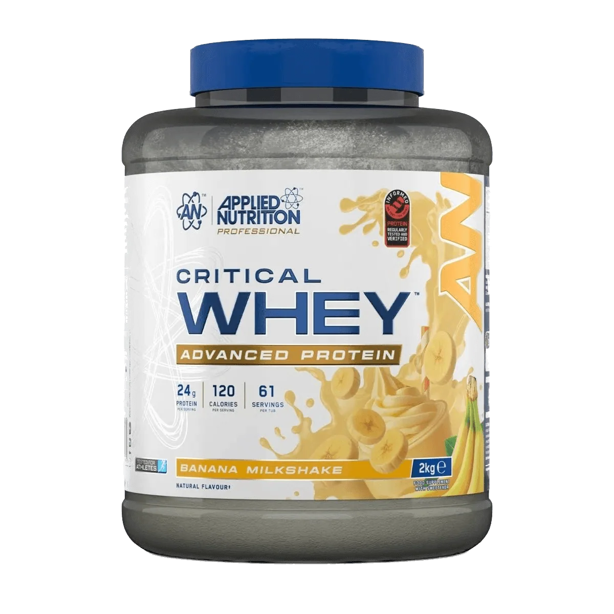 Applied Nutrition Critical Whey 2kg – premium sūkalu proteīna maisījums