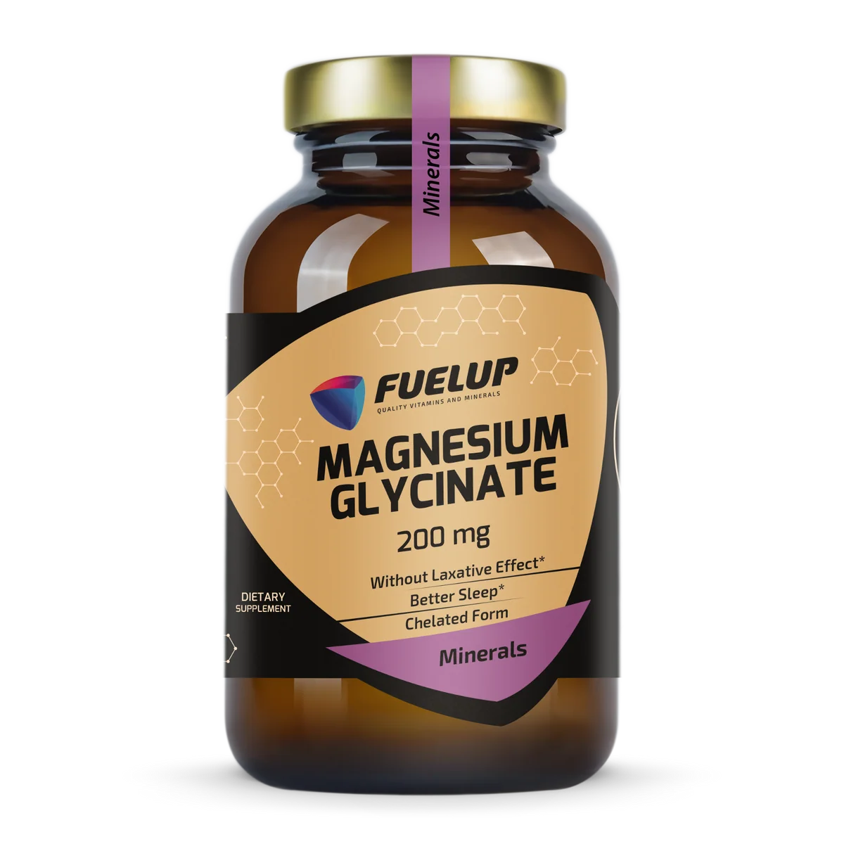 Fuel Up Magnija Bisglicināts 200 mg - 60 kapsulas