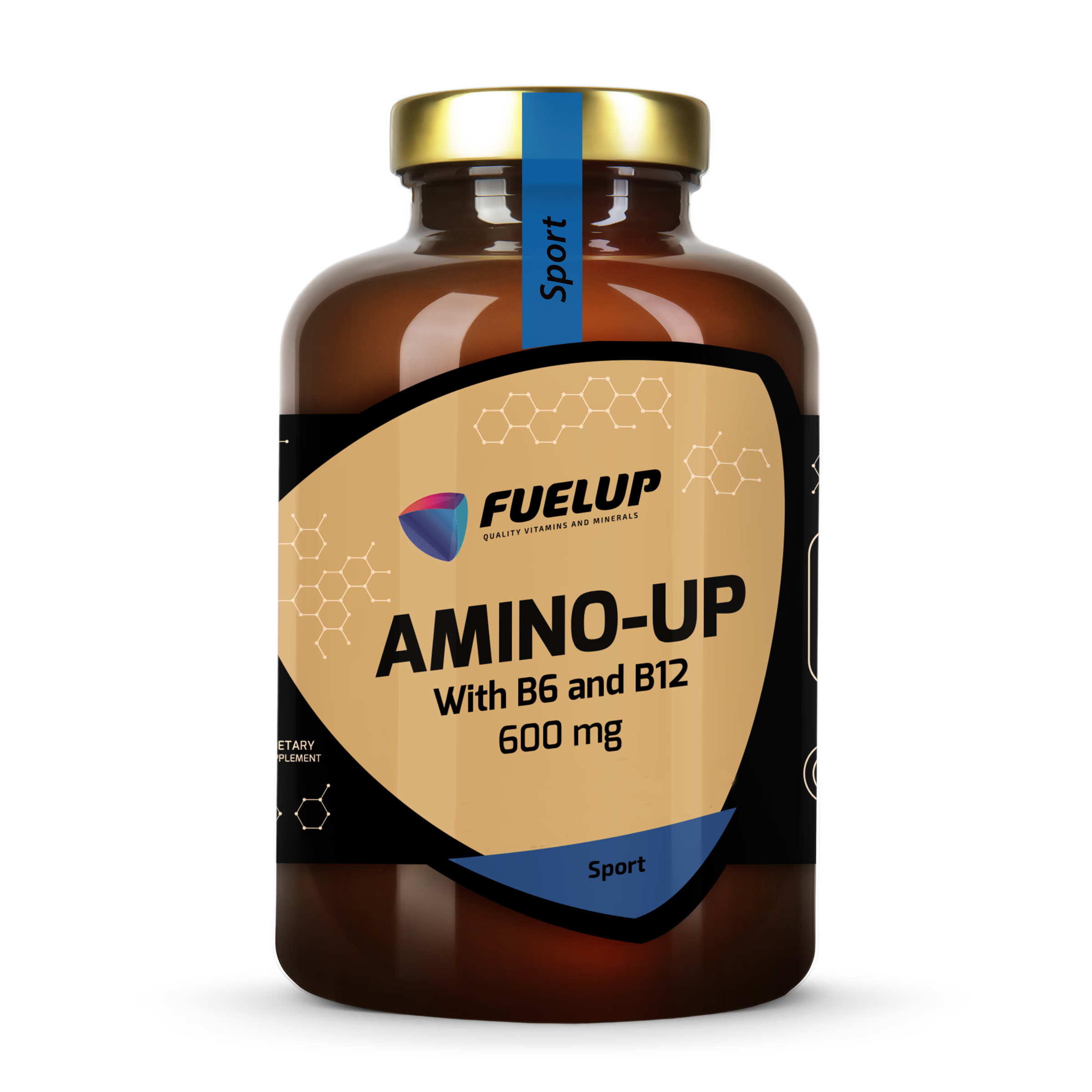 Fuel‑Up Amino‑Up with B6 & B12 600 mg, 240gb.