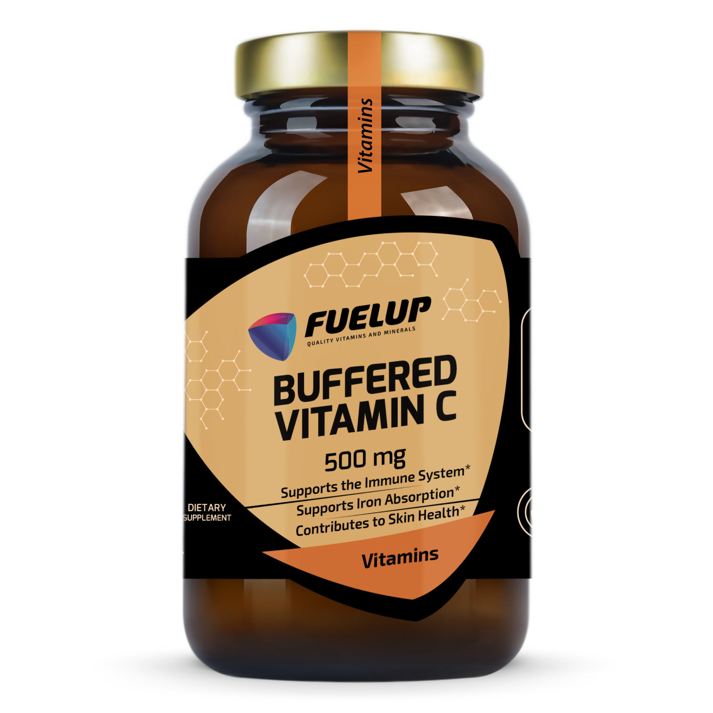 Fuel‑Up Buffered Vitamin C 500 mg, 120gb