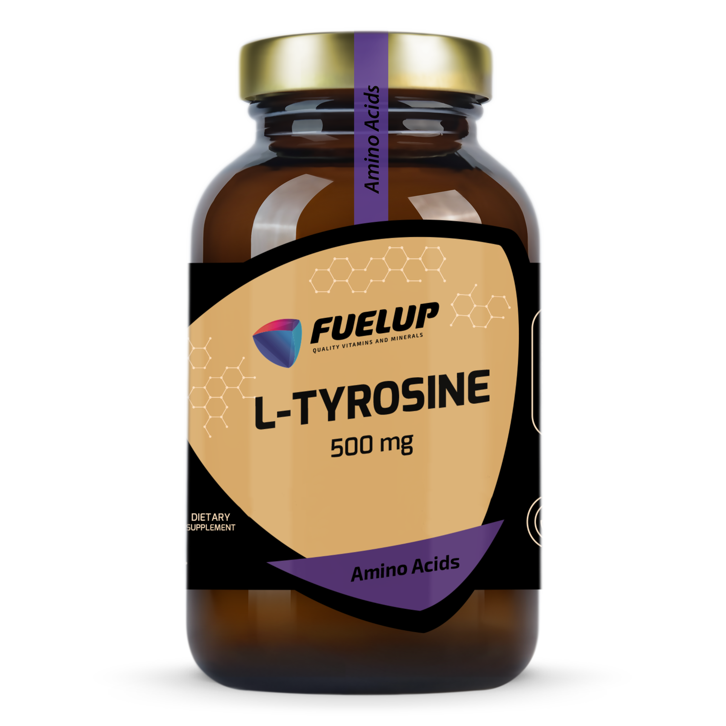 Fuel‑Up L‑Tyrosine 500 mg, 120gb.