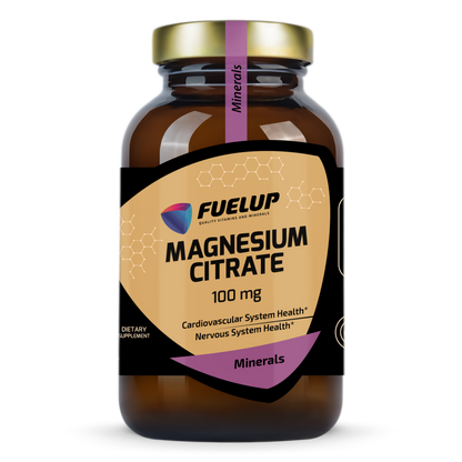 Fuel‑Up Magnesium Citrate 100 mg – veg capsules
