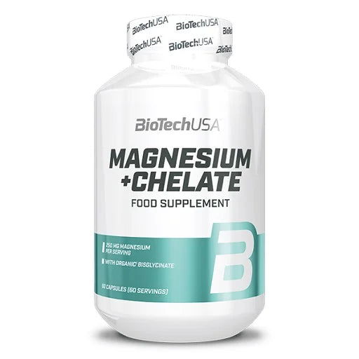 BioTech Magnesium + Chelate 60 Caps.