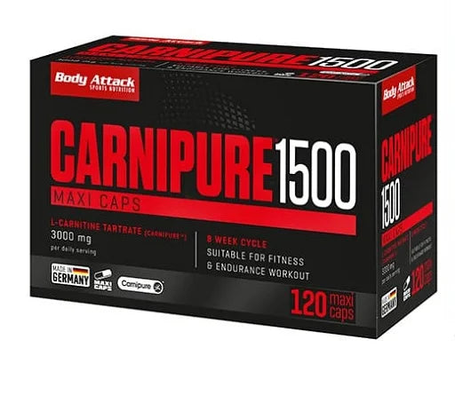 Body Attack Carnipure 1500, 120 Capsules