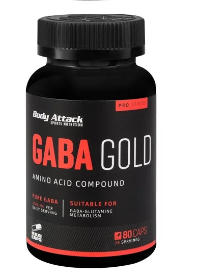 Body Attack Gaba Gold 80 капсул