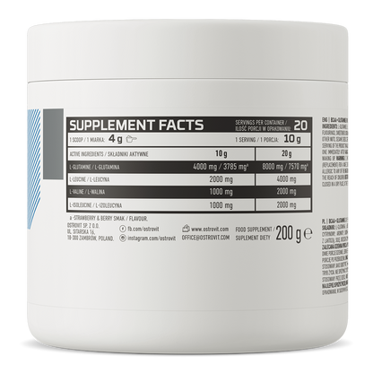 BCAA + глютамин (порошок) 200г