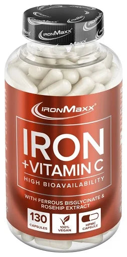 IronMaxx Eisen + Vitamin C - 130 Kapsulas