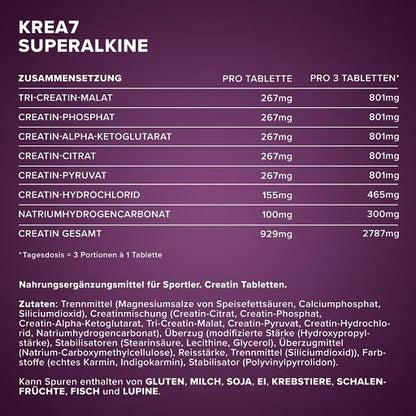 IronMaxx Krea7 Superalkaline - 90 Tablets