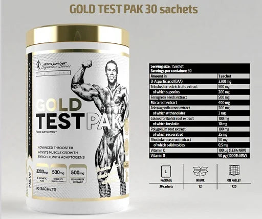 Kevin Levrone Gold Test Pak 30 packets