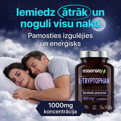 Essensey L-Triptofāns 90 kapsulas