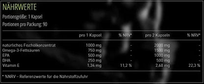 MEX Triple Omega 3 - 90 Gēla kapsulas