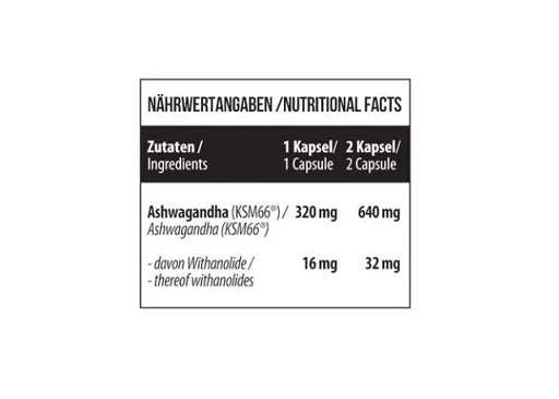 MST - Ashwagandha KSM 66® - 120 Caps