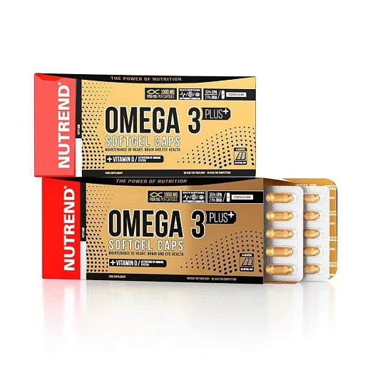 Nutrend Omega 3 Plus 120 Gēla kapsulas