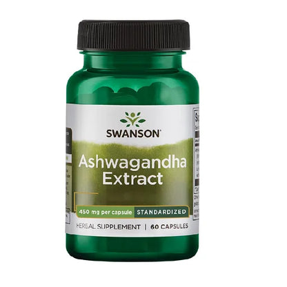 Swanson Ashwagandha Extract 450mg 60 Caps.